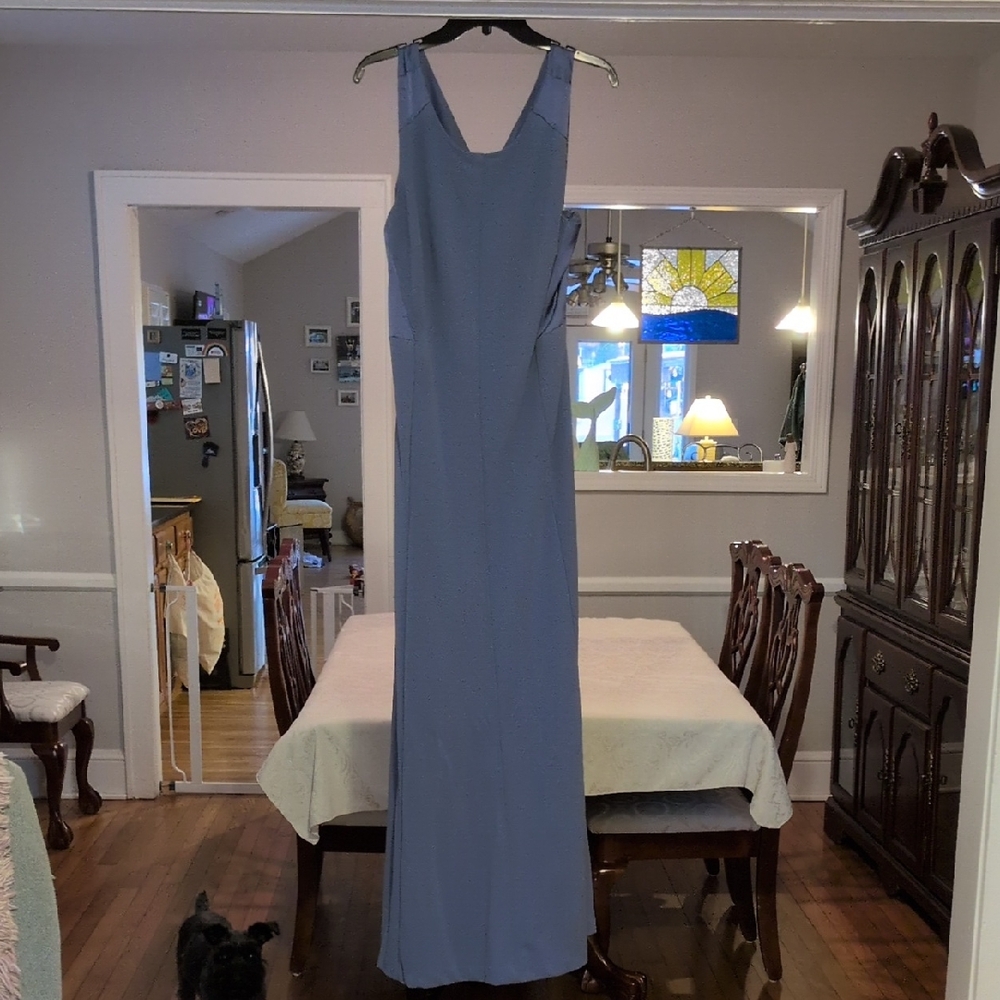 DKNY Light Blue Maxi Dress